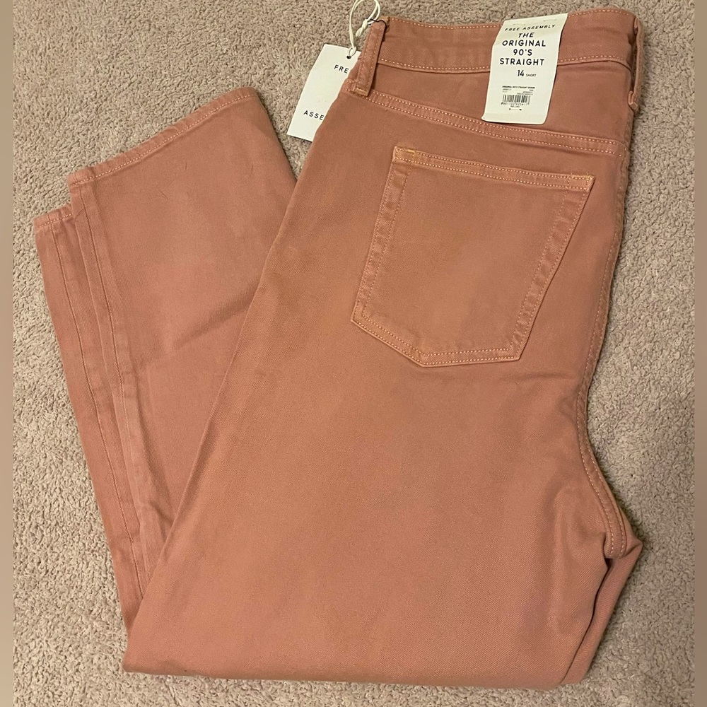 Dusty pink jeans